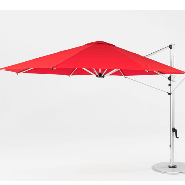 11' Aurora Cantilever Crank Lift Umbrella by Frankford - Image 12